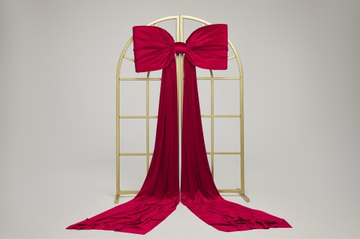 Zdjęcie oferty: Kokarda dekoracyjna XL świąteczna czerwień ozdoba choinki, witryny, eventu 