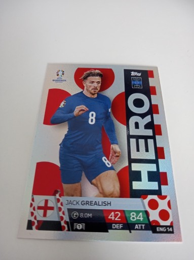 Zdjęcie oferty: Topps Match Attax Euro 2024 Hero Grealish