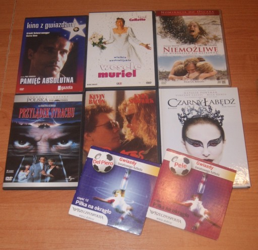 Zdjęcie oferty: 6 sztuk płyt zestaw filmów DVD + gratis