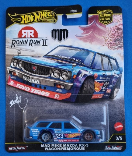 Zdjęcie oferty: Hot Wheels Premium Mad Mike Mazda RX-3 Ronin Run II