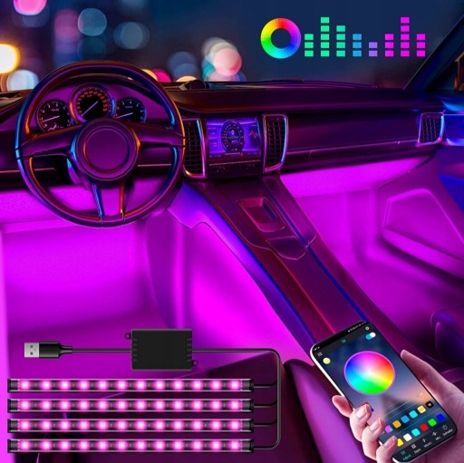 Zdjęcie oferty: Oświetlenie LED do wnętrza samochodu Winzwon 
