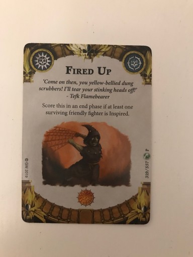 Zdjęcie oferty: Wh Underworlds Fired Up alter. karta