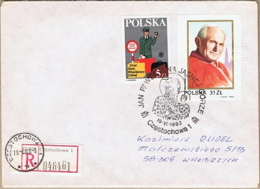 Zdjęcie oferty: Jan Paweł II - 19.06.1983 Częstochowa