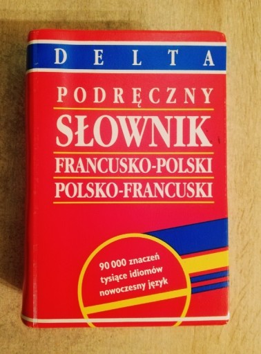 Zdjęcie oferty: Delta - podręczny słownik francusko-polski 