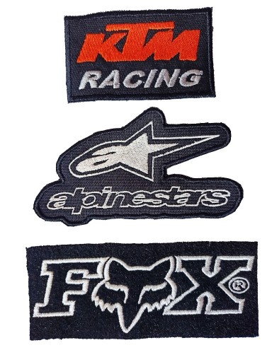 Zdjęcie oferty: Zestaw naszywek KTM FOX Alpinestars