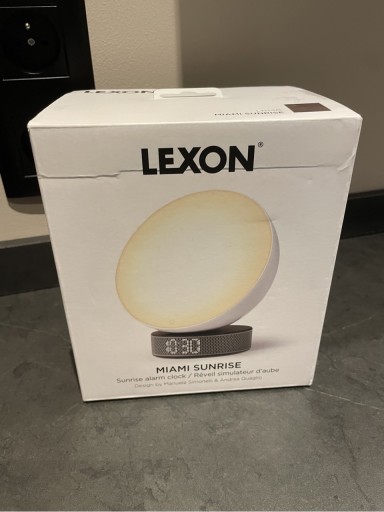 Zdjęcie oferty: Lampa/budzik lexon