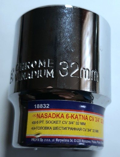 Zdjęcie oferty: Nasadka 6-Kątna PROLINE CV 3/4  32mm 18832