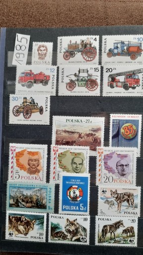 Zdjęcie oferty: Znaczki pocztowe Polskie ** z 1985 roku.