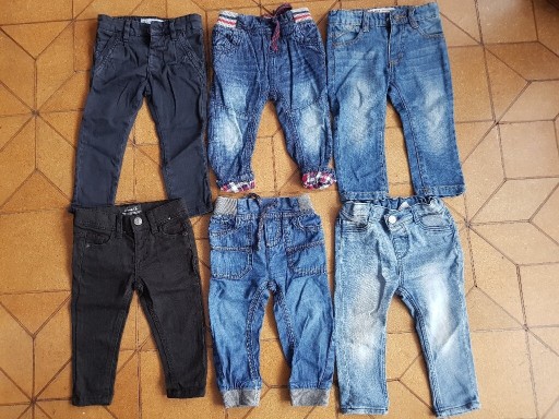Zdjęcie oferty: Spodnie dla chłopca 80 jeansy x6
