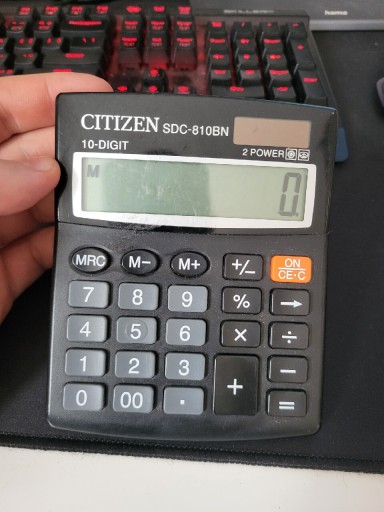 Zdjęcie oferty: Kalkulator Biurowy CITIZEN SDC-810BN | 10-Cyfrowy | Sprawny