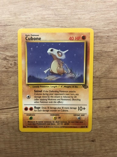 Zdjęcie oferty: Karta Pokemon Cubone Jungle 50/64