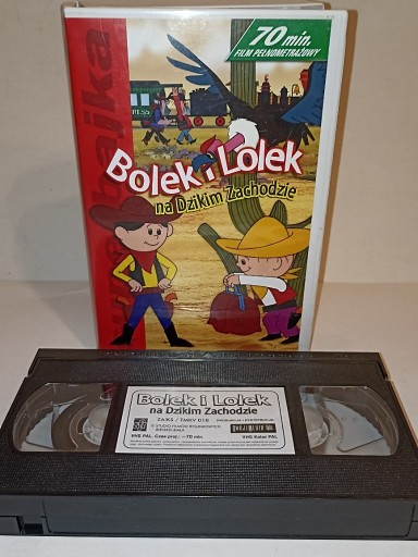 Zdjęcie oferty: Bolek i Lolek na Dzikim Zachodzie VHS