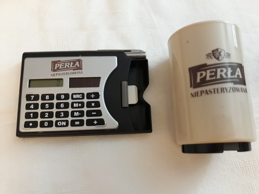 Zdjęcie oferty: Komplet Perła kalkulator z długopisem+otwieracz