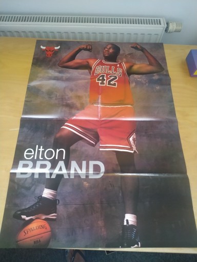 Zdjęcie oferty: Plakat Elton Brand, Bulls. Nowy, duży rozmiar! 