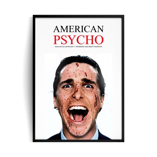 Zdjęcie oferty: Plakat w ramce A3 American Psycho 27,9cm x 42cm