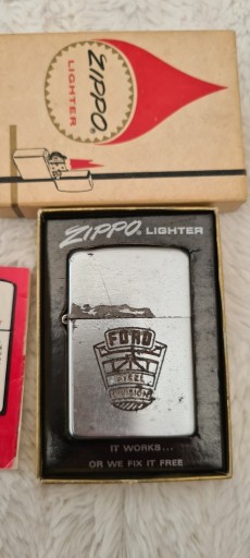 Zdjęcie oferty: Zapalniczka Zippo FORD Steel 1950-52r(5)