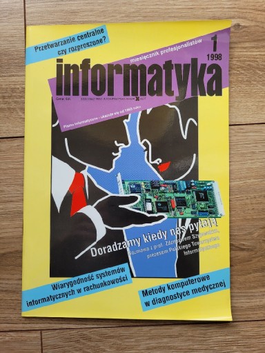 Zdjęcie oferty: Czasopismo Informatyka 1/1998