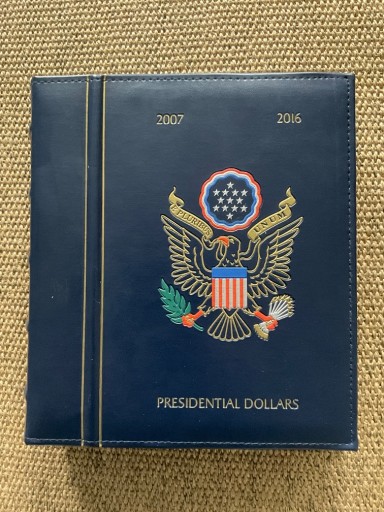 Zdjęcie oferty: Album z monetami 1 dolar, Prezydenci USA 2007-2016