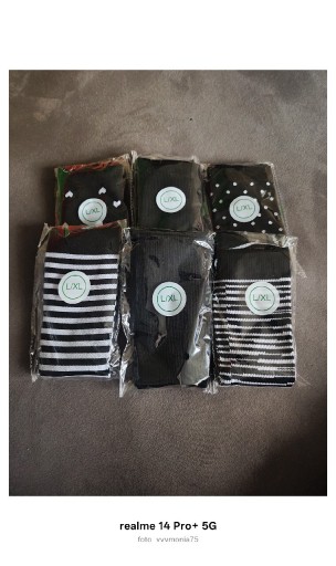 Zdjęcie oferty: 6 par skarpetek kompresyjnych L/XL