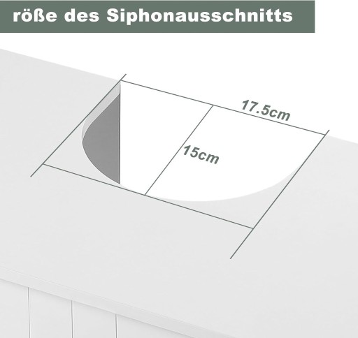 Zdjęcie oferty: Szafka pod umywalkę z drzwiami, szafka do przechowywania w łazience