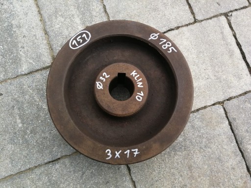 Zdjęcie oferty: Koło pasowe 185 mm pas HB 3 x 17mm 32mm 