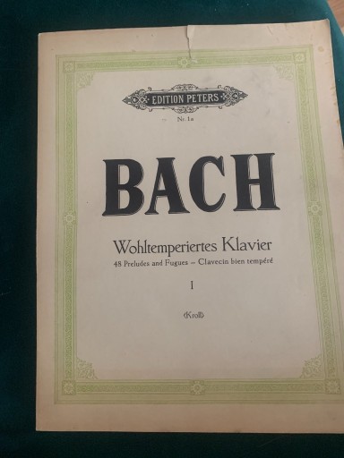 Zdjęcie oferty: BACH - Das Wohlemperierte Klavier (I & II)