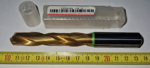 Zdjęcie oferty: Wiertło węglikowe z chłodzeniem Holex fi14.5
