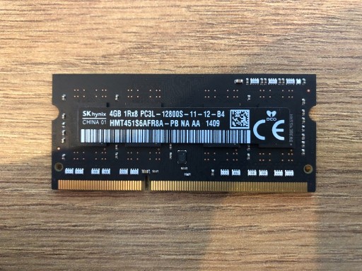 Zdjęcie oferty: Pamięć DDR3 HYNIX 4GB 1Rx8 PC3L-12800S-11-12-B4