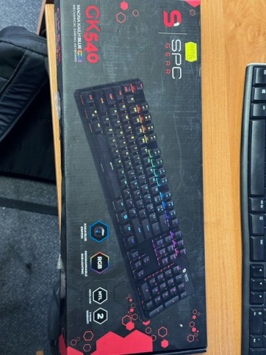 Zdjęcie oferty: Klawiatura SPC Gear GK540 Magna Kailh Blue RGB