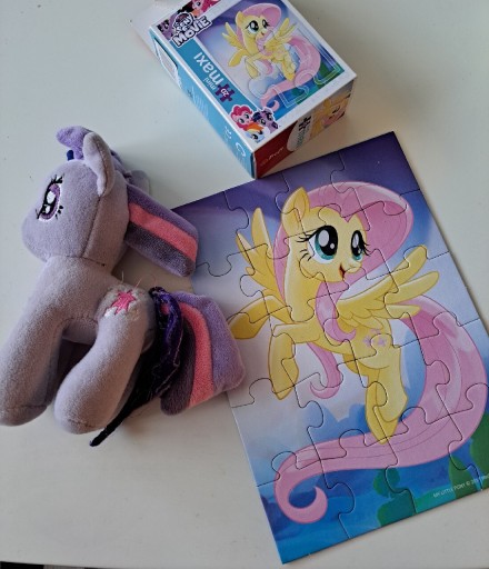 Zdjęcie oferty: Puzzle My Little Pony 20 elementów maskotka 