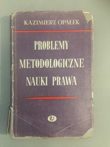 Zdjęcie oferty: Problemy metodologiczne nauki prawa - K. Opałek