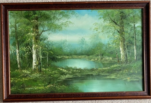 Zdjęcie oferty: Obraz w drewnianej ramie 80 x 50