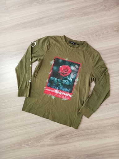 Zdjęcie oferty: Longsleeve t-shirt bluza długi rękaw khaki M