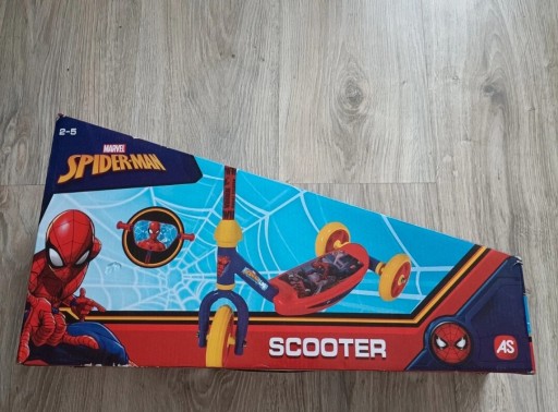 Zdjęcie oferty: Hulajnoga trójkołowa/skuter Spiderman Marvel 