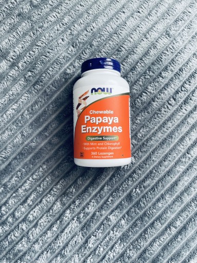 Zdjęcie oferty: NOW Enzymy trawienne Papaya Enzymes 360 tabletek