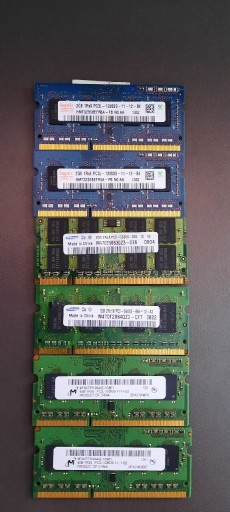 Zdjęcie oferty: Pamięć RAM DDR3DDR2 15GB 2x4GB +2X2GB +3GB Samsung
