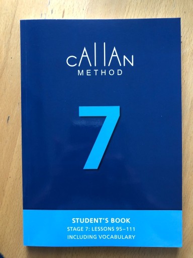 Zdjęcie oferty: Callan Method - Student's book - Stage 7