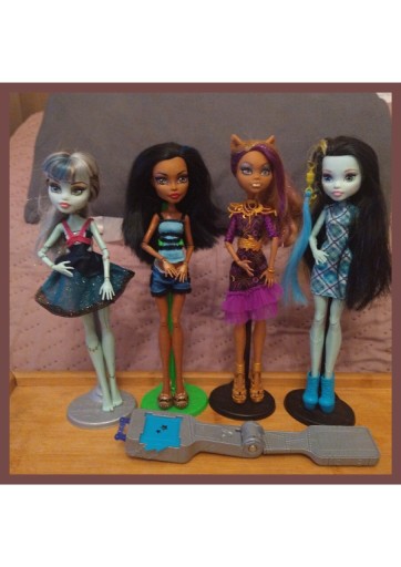 Zdjęcie oferty: Lalki Monster High Clawdeen Rebecca Frankie 