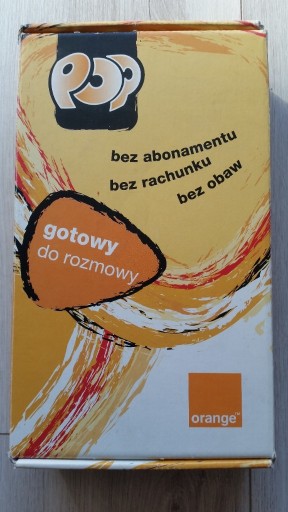 Zdjęcie oferty: Pudełko po zestawie GSM POP Orange - Unikat