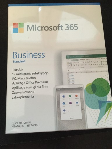 Zdjęcie oferty: Microsoft 365 Business Standard PL 