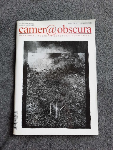 Zdjęcie oferty: Czasopismo Camera Obscura nr 3-4 rok 2009