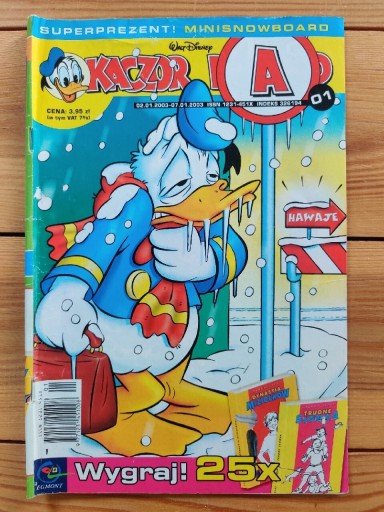 Zdjęcie oferty: Komiks Kaczor Donald nr 1 2003 r.