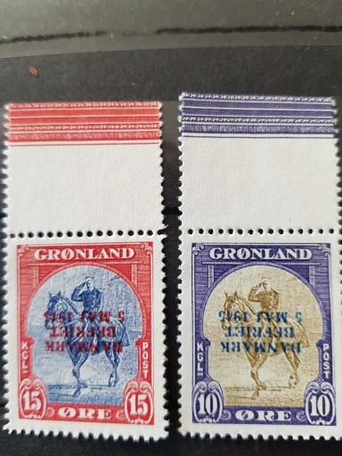 Zdjęcie oferty: Grenlandia(1945r.-odwrócony)-zestaw2