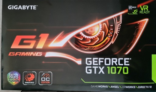 Zdjęcie oferty: Gigabyte GeForce GTX 1070 G1 Gaming 8GB
