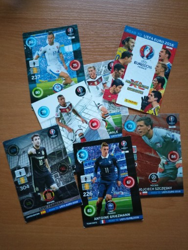 Zdjęcie oferty: Karty piłkarskie Panini "Road To UEFA EURO 2016"
