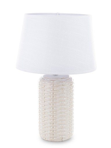 Zdjęcie oferty: Lampa stołowa lampka nocna boho wiklina pleciona