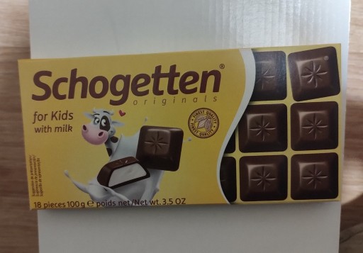Zdjęcie oferty: Schogeten for Kids czekolada mleczna 100 g