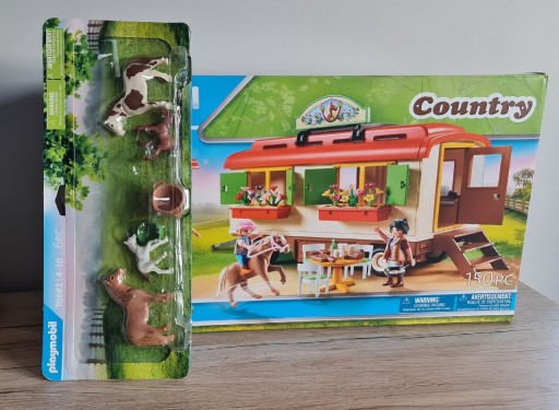 Zdjęcie oferty: Playmobil Country 70510 Kemping z kucykami +gratis