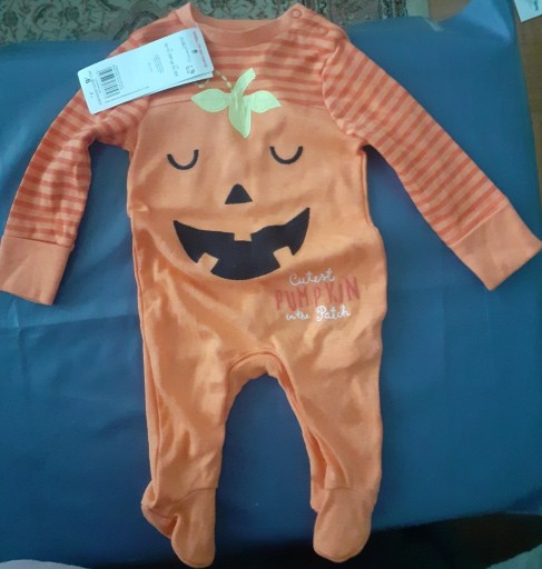 Zdjęcie oferty: Pajac ze stópkami halloween roz. 62