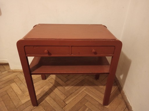 Zdjęcie oferty: Konsolka stolik drewniany typ 640 lata 50-60 PRL! 